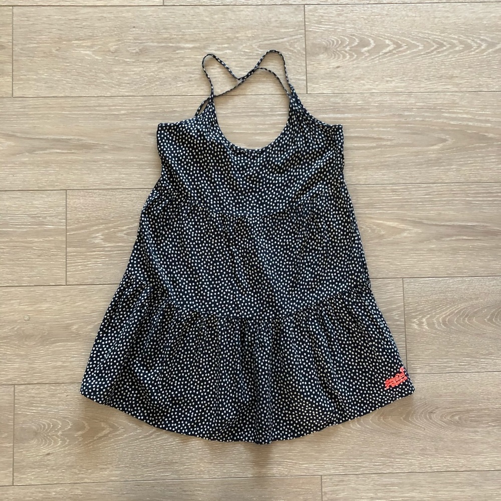 🐕 Superdry cami racerback dress in floral print